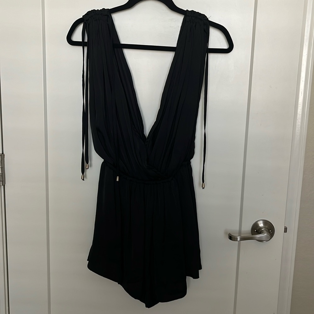 Free People Black Romper XS
